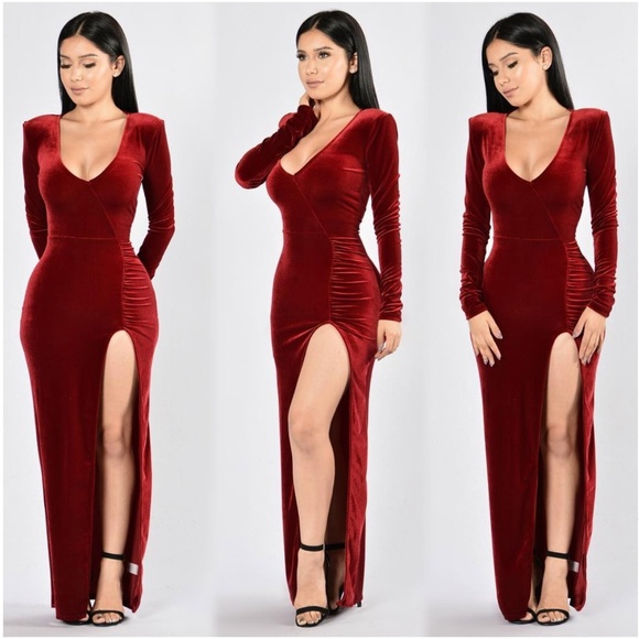 fashion nova love sex magic velvet dress